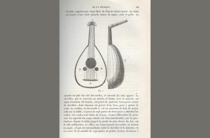 Extract uit Histoire de la musique, François-Joseph Fétis, Brussel, 1869, vol. 2