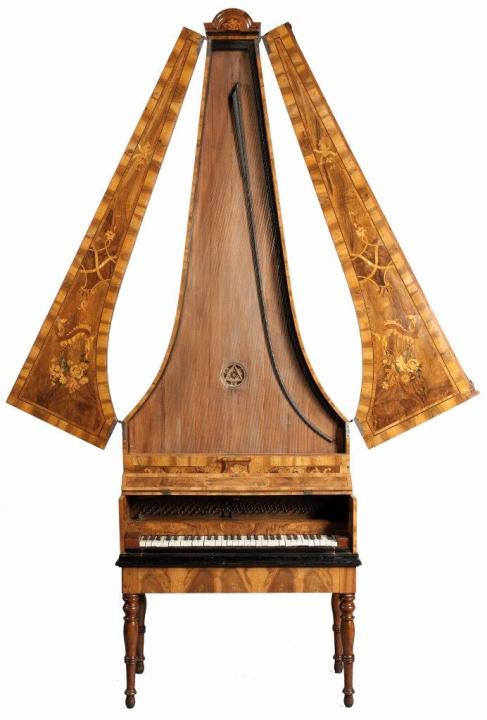 Piano pyramidal, Christian Ernst Friderici, Gera, Saxe, 1745, inv. 1631