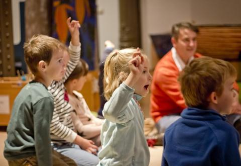 enfants participant à un stage au mim