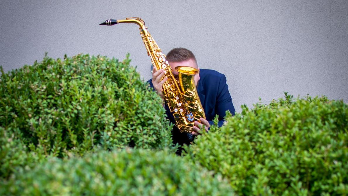 Saxophone player Don-Paul Kahl