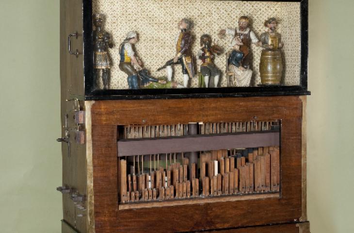 Street organ with moving figures, ?, end of the 19th century, inv. 3317