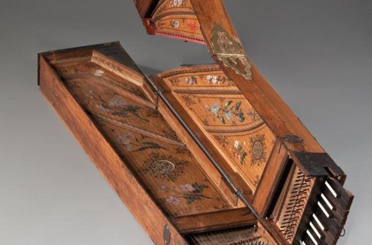 Travelling harpsichord, Jean Marius, Paris, 1709, inv. 0555