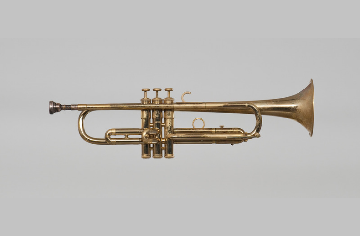 B-flat trumpet (right side), Martin Band Instrument Co., Committee model, Elkhart, 1956, inv. 2017.0005