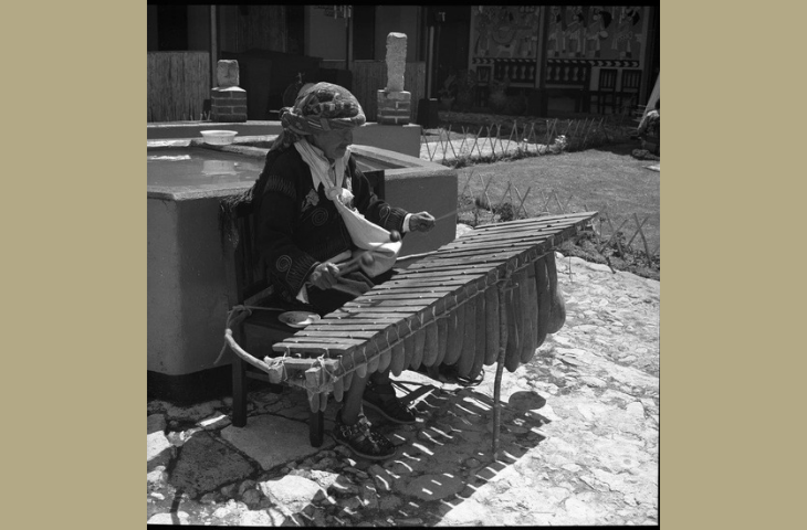 Marimba de tecomates, Chichicastenango (Guatemala), fin 19e - début 20e siècle, inv. 2019.0012