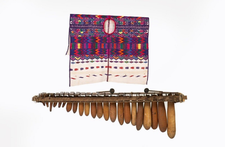 Marimba de tecomates, Chichicastenango (Guatemala), fin 19e - début 20e siècle, inv. 2019.0012