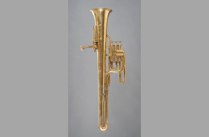 Sudrophone baryton (face arrière), François Sudre, Paris, après 1892