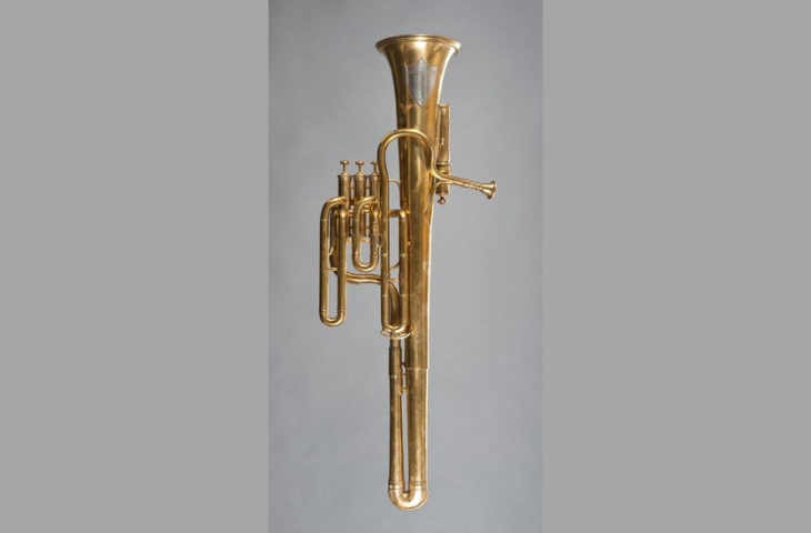 Sudrophone baryton (face avant), François Sudre, Paris, après 1892