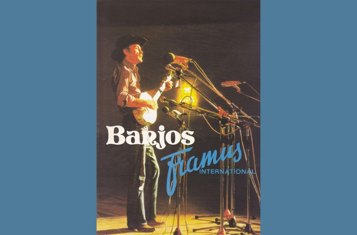 Derroll Adams, publicité Framus, recto, 1975