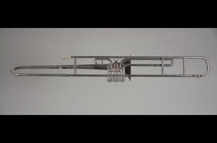 Valved trombone, D. and P. Lebrun, Brussels, 1903-1950